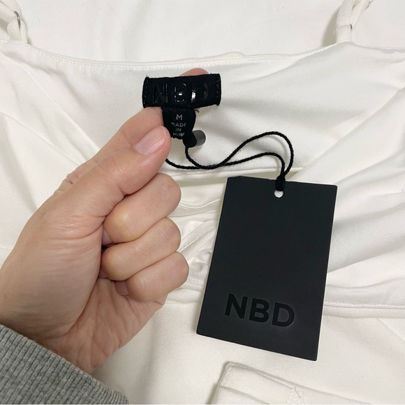 SOLD // NBD Titan Dress in Ivory Size Medium - Picture 6 of 8